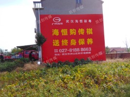 上栗墙体广告影响褪色的因素