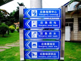 上栗标识导向系统设计需要掌握的四大元素
