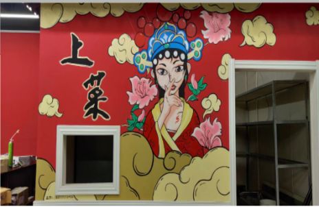 上栗墙体彩绘的发展和应用
