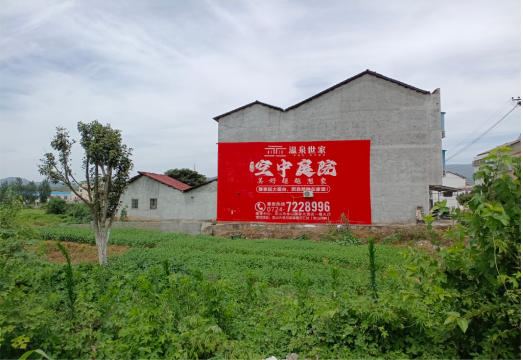 上栗做墙体广告的意义